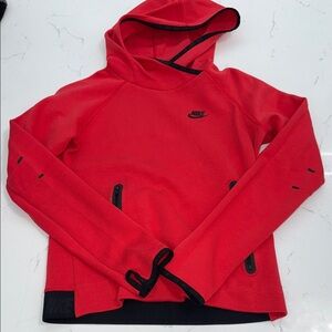 Nike Crimson Hoodie with Ebony Details